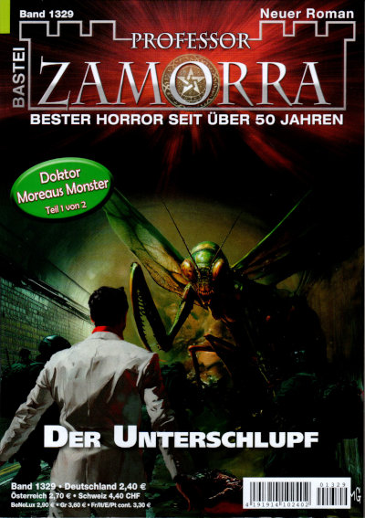 Heft 1329; Zamorra vor riesiger Gottesanbeterin